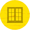 Windows with a yellow background circle