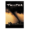 Video cover for the move Twister or a black tornado from the sky touching the ground