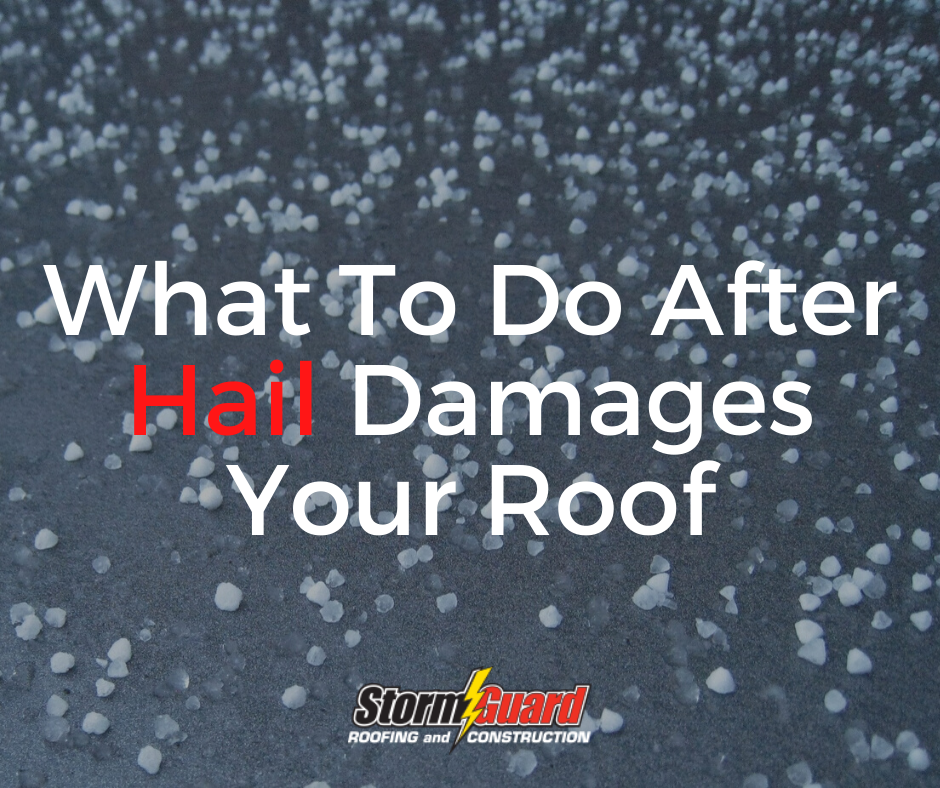 What To Do After Hail Damages Your Roof